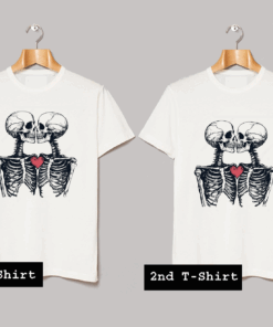 Bone Heart Art T Shirt