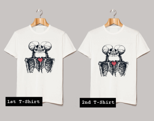 Bone Heart Art T Shirt
