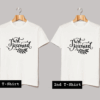 Just Married White T Shirt