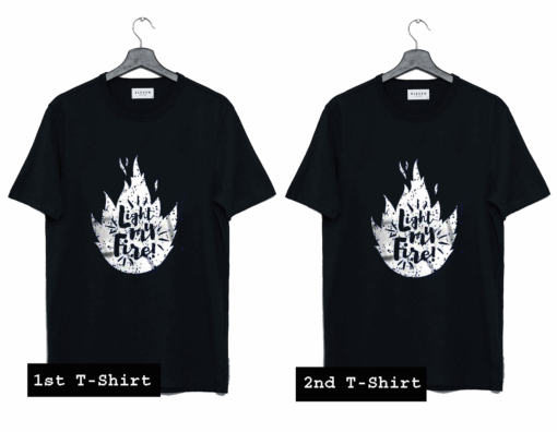Light My Fire Couple T Shirt