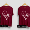 Love Typography T Shirt