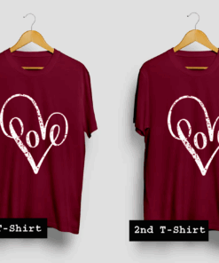 Love Typography T Shirt