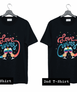 Love Wins Couple T Shirt