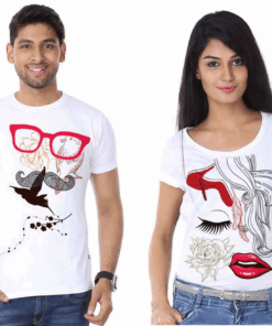 Masculine and Feminine Couple T Shirt
