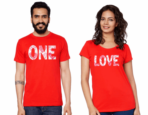 One Love Couple T Shirt