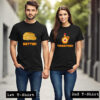 better together food couple tshirt