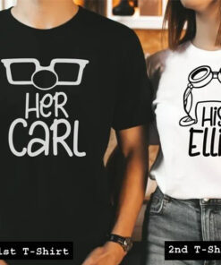 carl and ellie couple tshirt