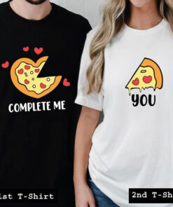 complete my pizza couple tshirt