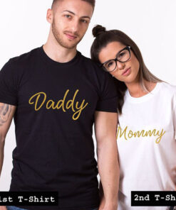 daddy mommy tshirt couple