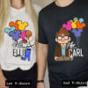 ellie carl ballon couple tshirt