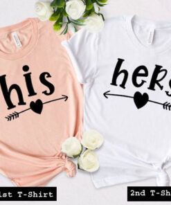 his her tshirt couple