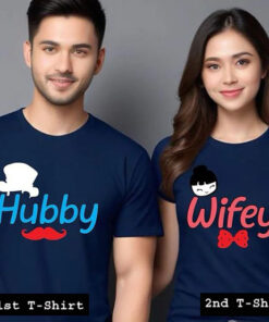 hubby wifey tshirt couple