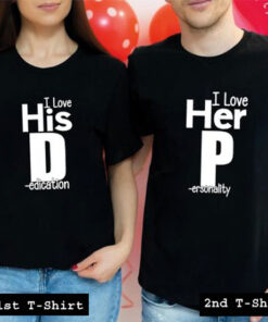 i love edication tshirt couple