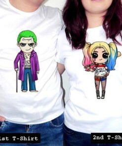 joker and harley cute tshirt couple