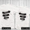 my bae couple tshirt