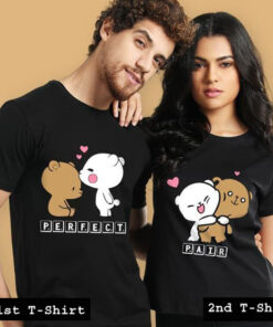 perfect pair couple tshirt