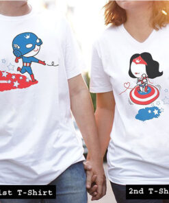 superhiro love couple tshirt
