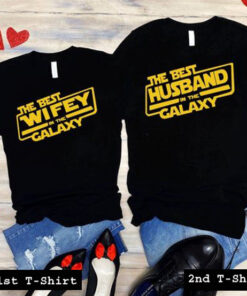 the best galaxy couple tshirt