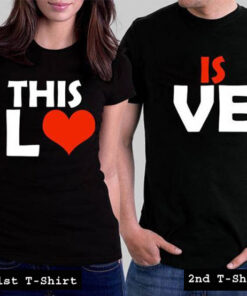 this is love couple tshirt
