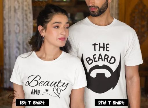 Beauty And The Beard Couple T Shirt