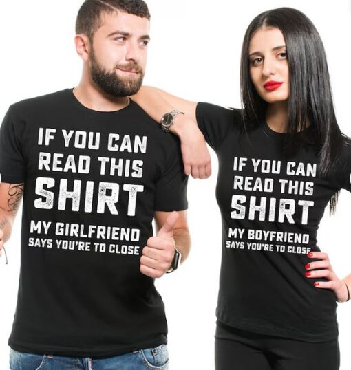 Boyfriend Girlfriend Shirts Couple T-shirts thd
