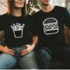 Burger And Fries Shirts Couple thd