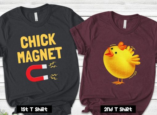 Chick Magnet Couple T Shirt