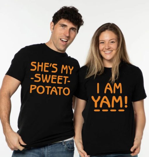 Couple Matching Sweet Potato Yam T-shirts CE