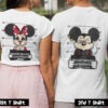 Criminal Mickey and Minnie Couple T Shirt