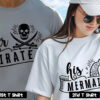 Cruise Family Her Pirate His Mermaid Couple T Shirt