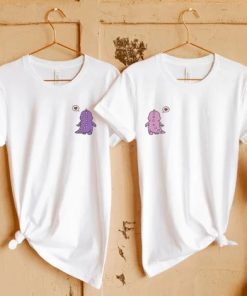 Cute dinosaur Matching Couple shirts ce
