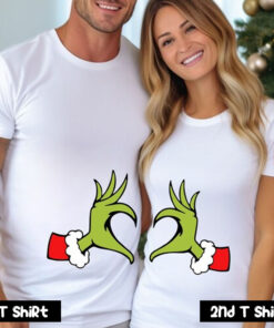 Grinch Couple Christmas T Shirt SV