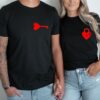 Heart Lock and Key Matching Couple Shirts CE