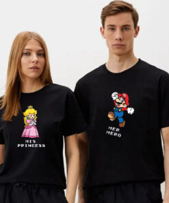 Her Hero and His Princess Matching Couples Shirts CE