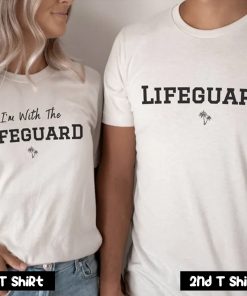 I'm With The Lifeguard Couple T Shirt SV