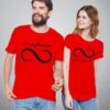 Infinity And Beyond Couple T-shirt thd