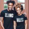 King And Queen Couples Shirt thd