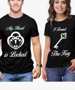 Lock and Key Printed T-Shirts thd