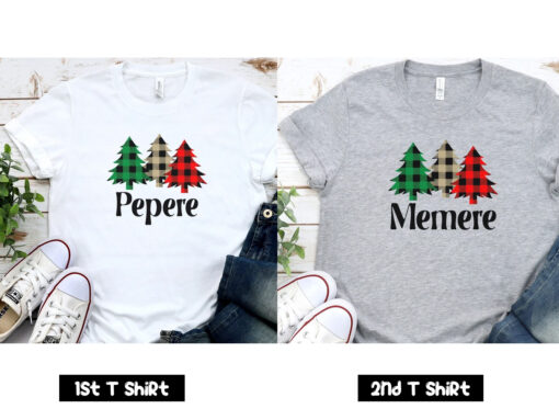 Memere and Pepere Couple T Shirt SV