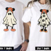Mickey Minnie Ghost Halloween Couple T Shirt SV