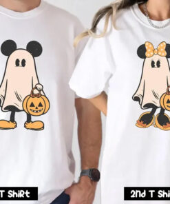 Mickey Minnie Halloween Couple T Shirts SV