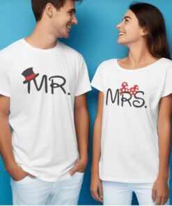 Mister Mrs Couple T-Shirts thd