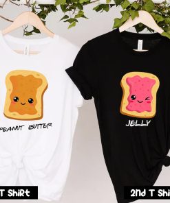 Peanut Butter and Jelly Couple T Shirt SV
