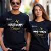 Personalised Destination wedding Honeymoon Couple T Shirt ce
