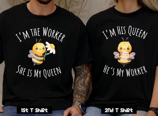 Queen Bee Worker Couple T Shirt SV