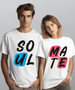 Soul Mate Couple T-Shirts thd