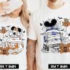 Star Wars Halloween BB8 and R2D2 Mummy Couple T Shir SV