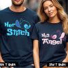 Stitch and Angel Couple T Shirt SV