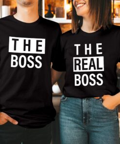 The Boss The Real Boss Couple Shirt CE