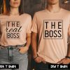 The Boss The Real Boss Couple T Shirt SV